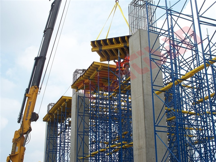 H Tipi Yük İskele Sistemi Beton Altı